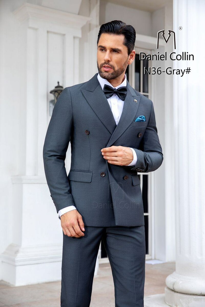 QUALITY DANIEL COLLIN  DOUBLE BREASTED SUIT AVAILABLE IN 30/