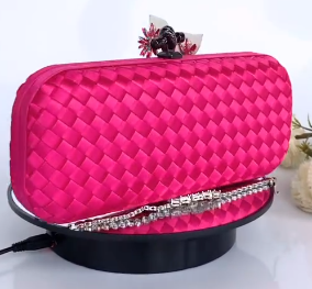 Beautiful pink clutch
