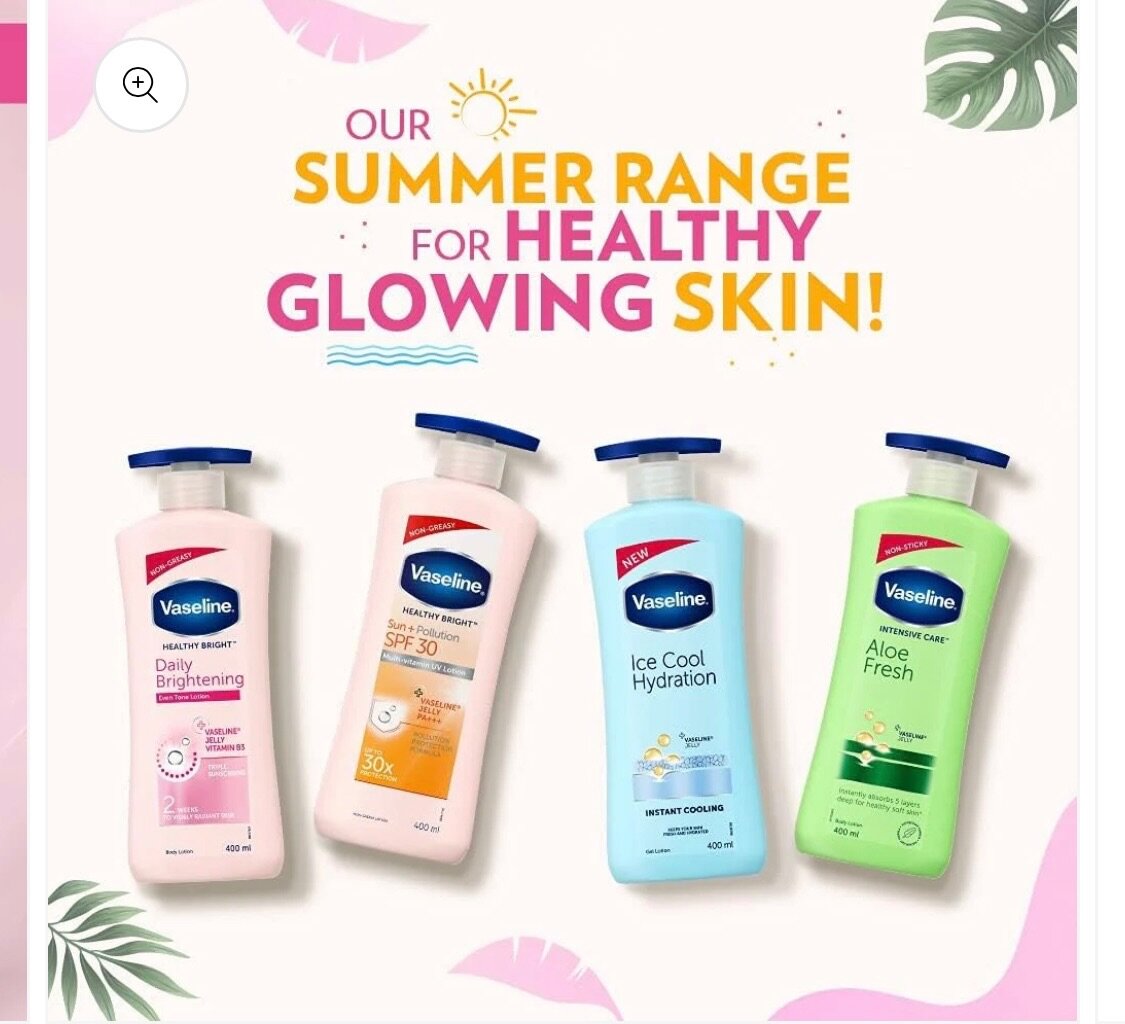 Vaseline Brightening lotion