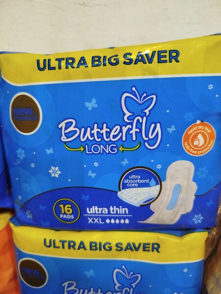 Butterfly Long Ultra Thin XXL 16pcs