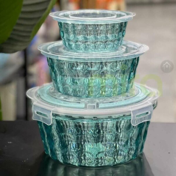 Bols hermétiques en verre élégant