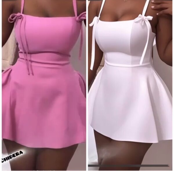 Robe élégante à bretelles