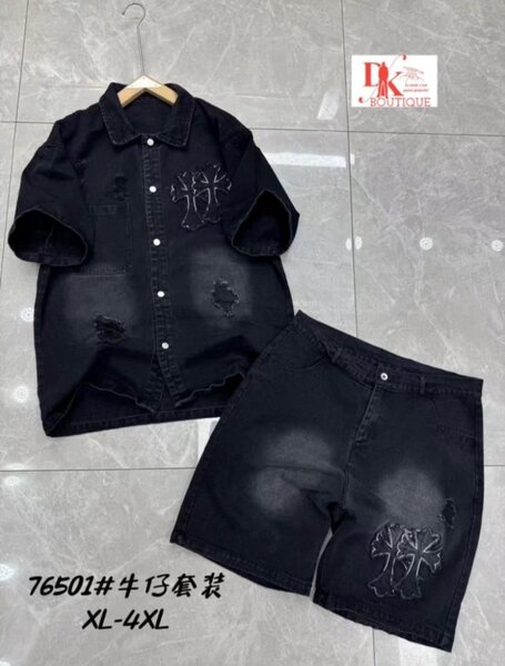 Ensemble Chemise et Short Hommes XL