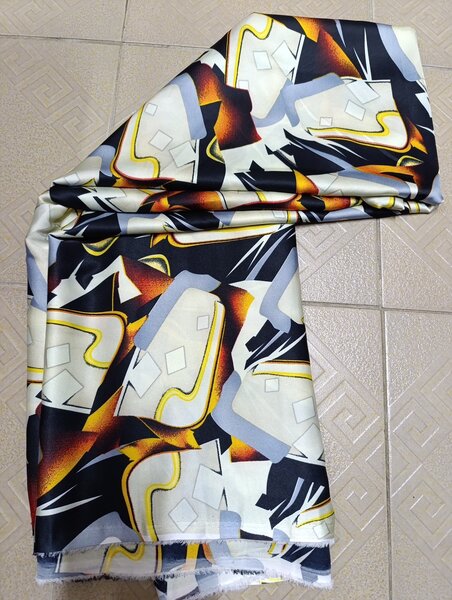 Tissu imprimé abstrait