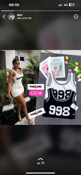 Robe moulante 998 femme