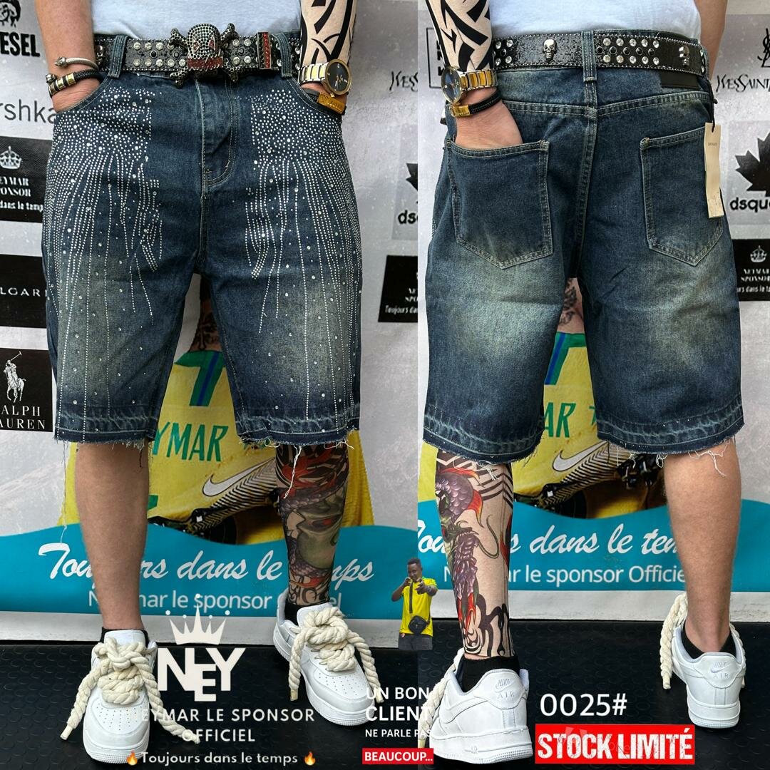 Shorts en jean décontractés