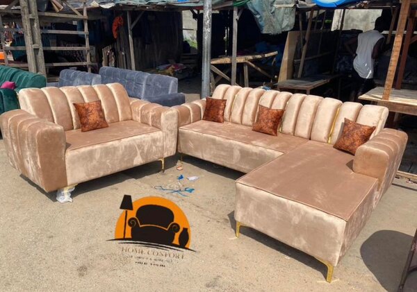 Canapé d'angle convertible luxe