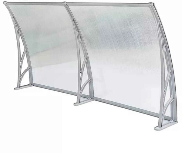 Marquise de porte en polycarbonate