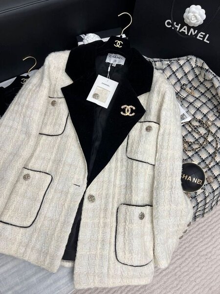 Veste luxe Chanel et Louis