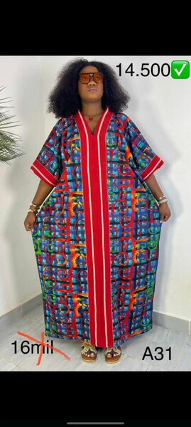 Robe colorée en wax chic