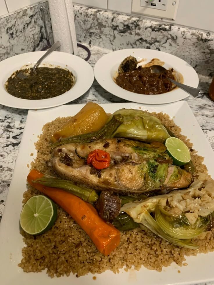 Poisson Grillé avec Riz Parfumé