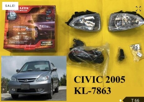 Korealite Fog Light Civic 2005 KL 7863