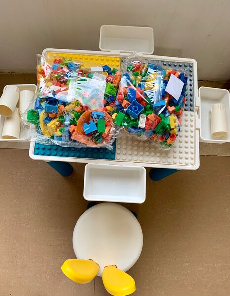 Lego table with chair