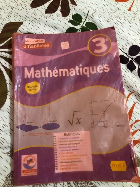 Cahier Mathématiques 3e