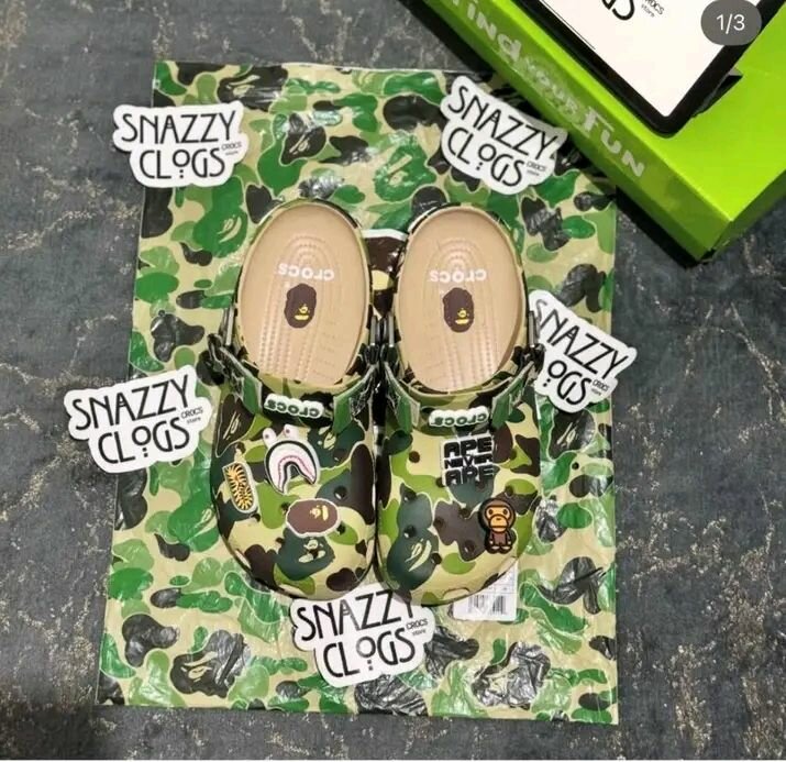 Chaussures Crocs camouflage