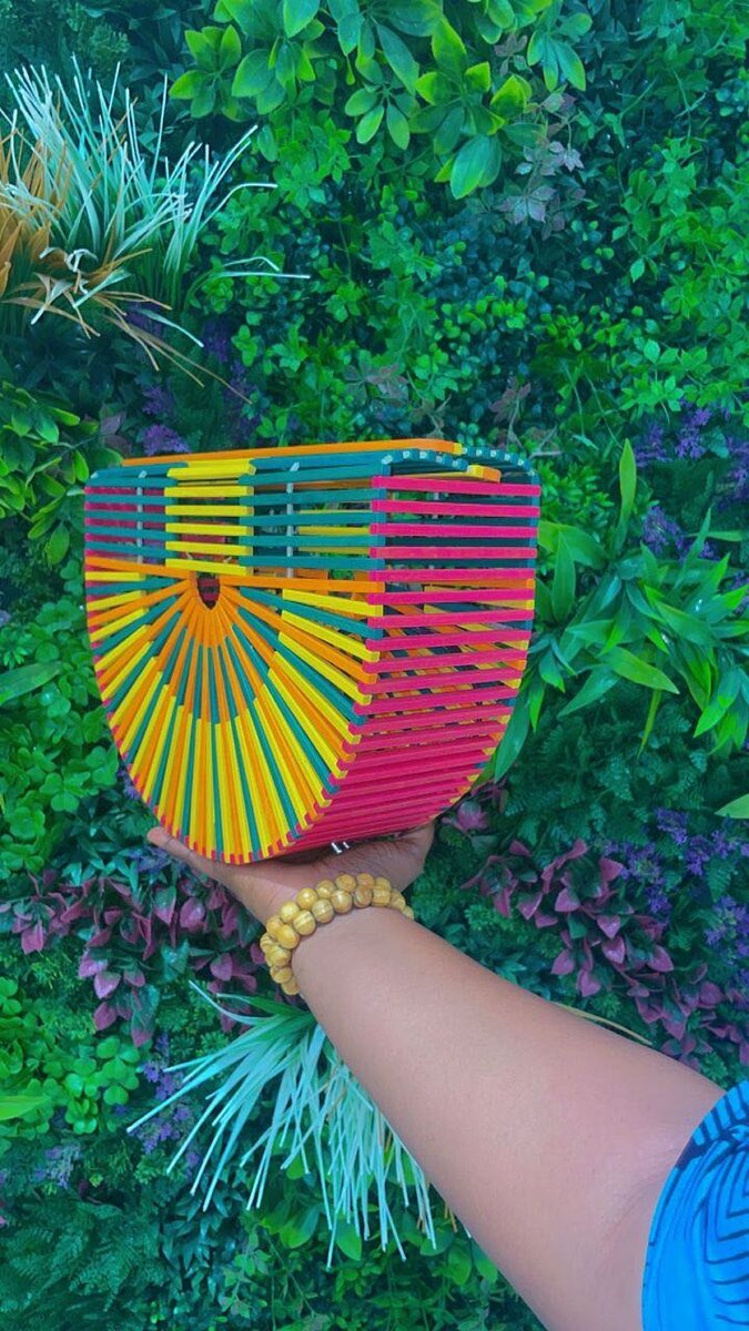 Sac en bambou élégant femme