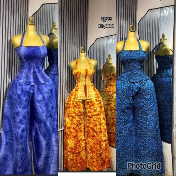 Combinaison Ankara élégante