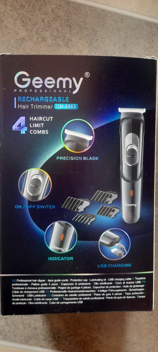 Tondeuse rechargeable Geemy