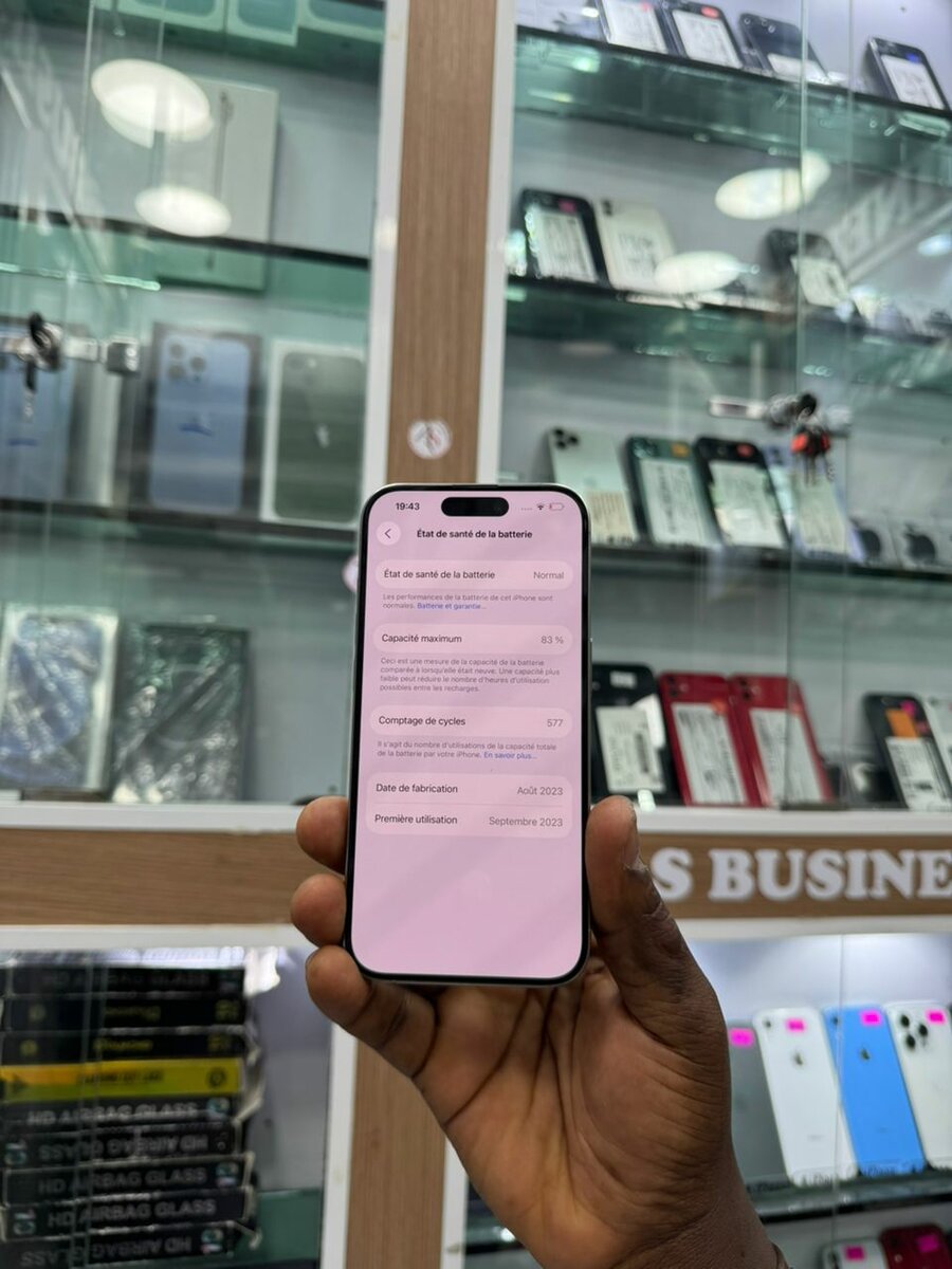 15 pro 256giga jamais démonter