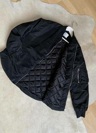 Blouson aviateur matelassé noir