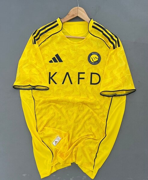 Maillot de Football Jaune Homme
