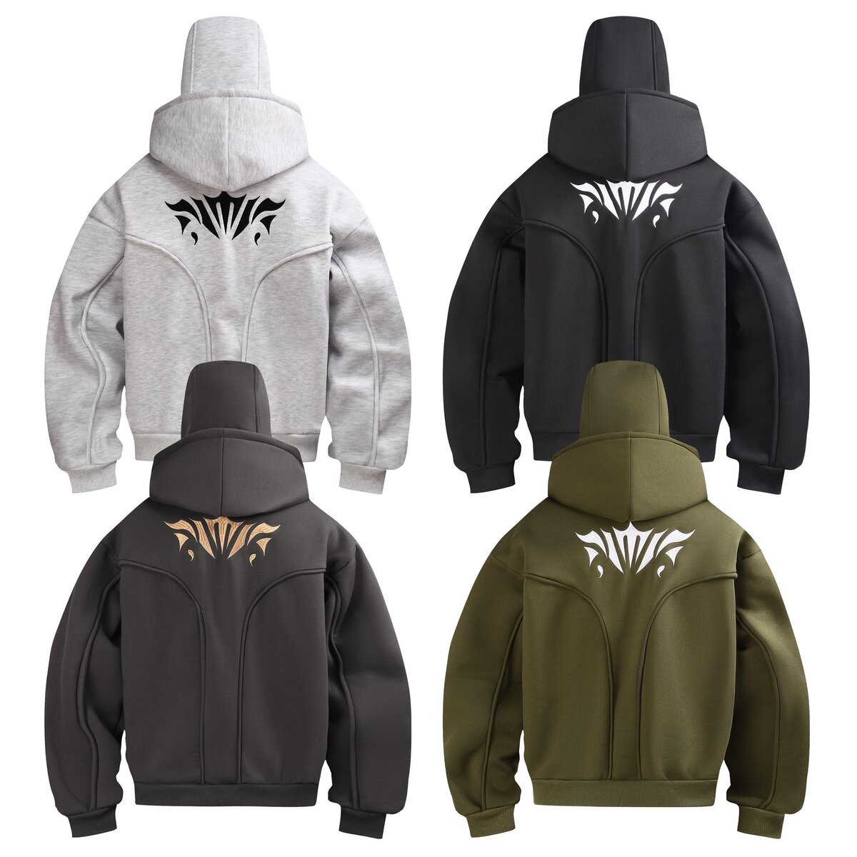 Sweat à capuche zippé pour homme