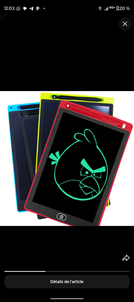Tablette d'écriture LCD enfants