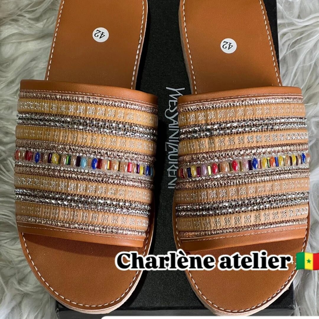 Sandales perlées artisanales