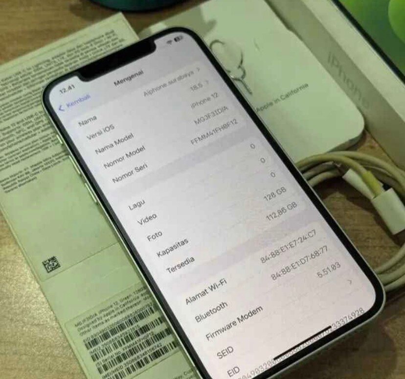 iPhone 12 128GB Vert Clair