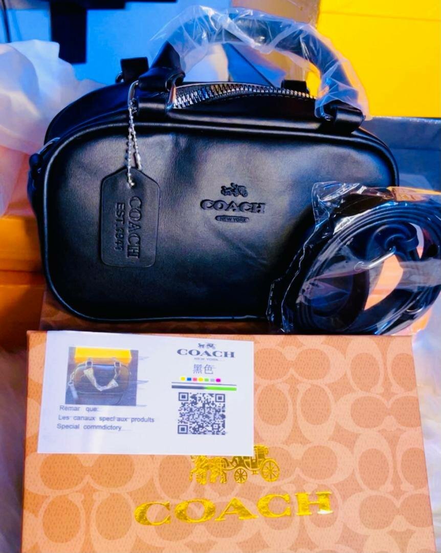 Sac en cuir COACH dans coffret