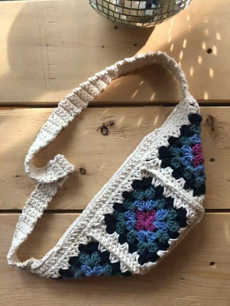 Magnifique sac banane colorée