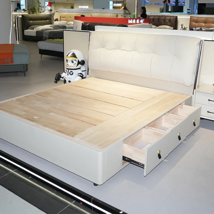 Lit avec rangements intégré