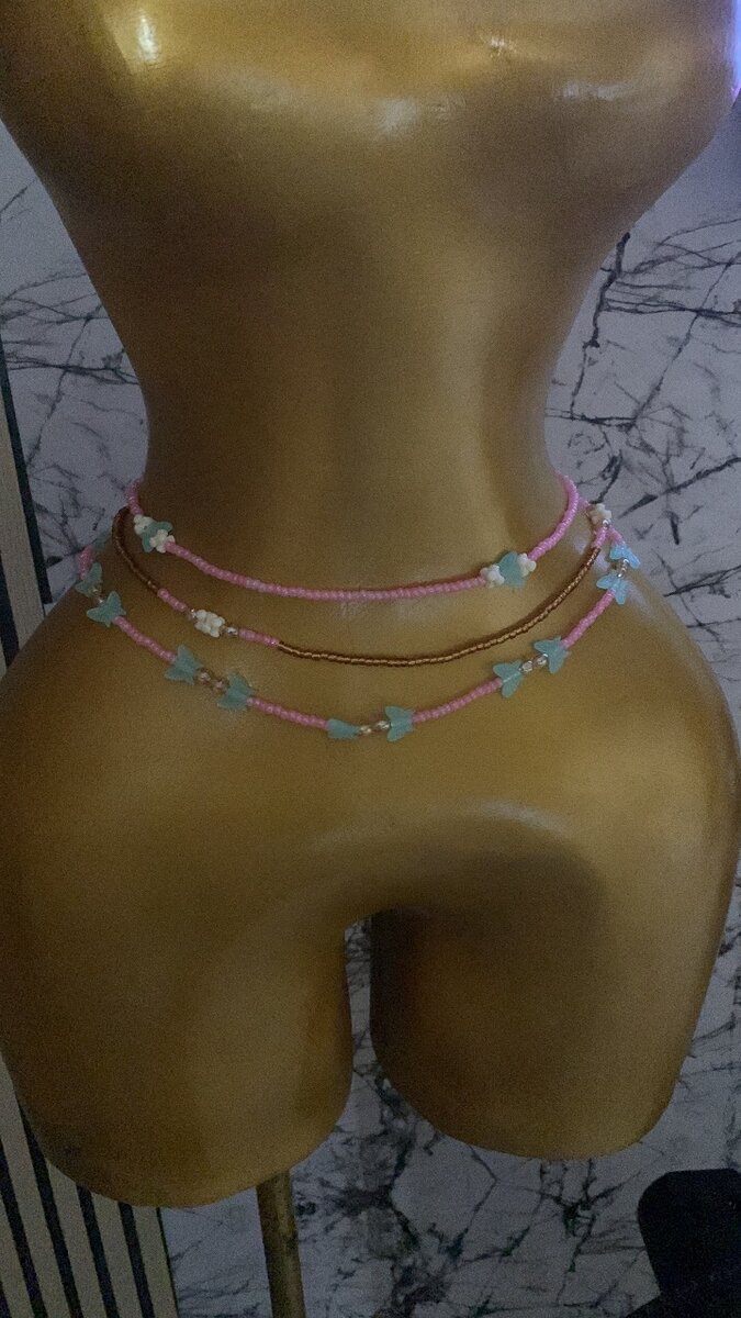 Ceinture Chaîne Bohème Papillon