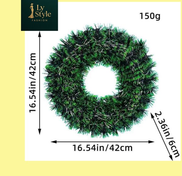 Couronne de Noël Écologique 42cm