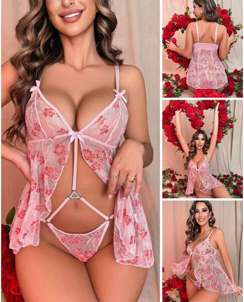 Ensemble lingerie dentelle sexy