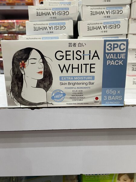 SAVON GEISHA WHITE FRESH X3