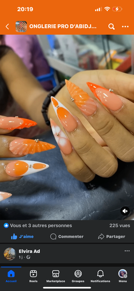 Ongles Acryliques Colorés