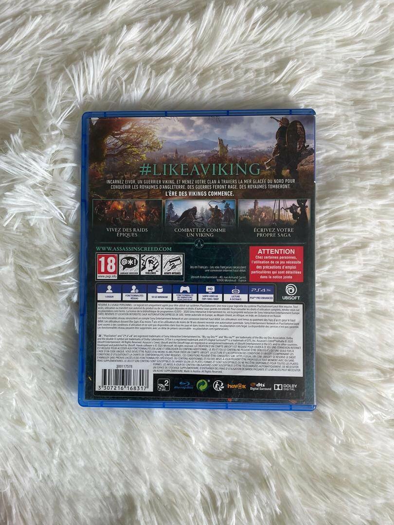 CD assassin's Creed Valhalla PS4
