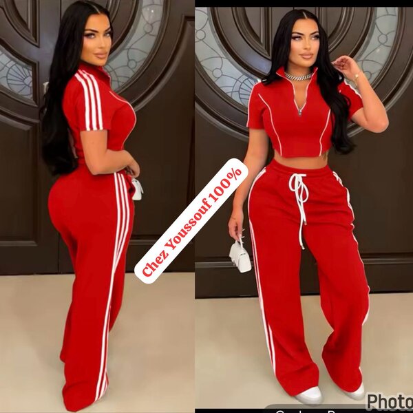 Ensemble survêtement et crop top