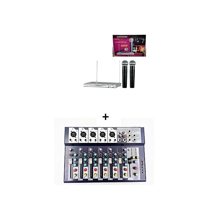 Shure Micro Baladeur A Haute Portée Shure Avec Table De Mixage Professional