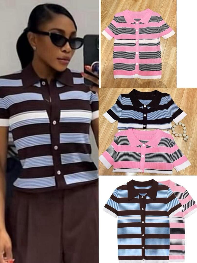 T-shirt rayé tendance