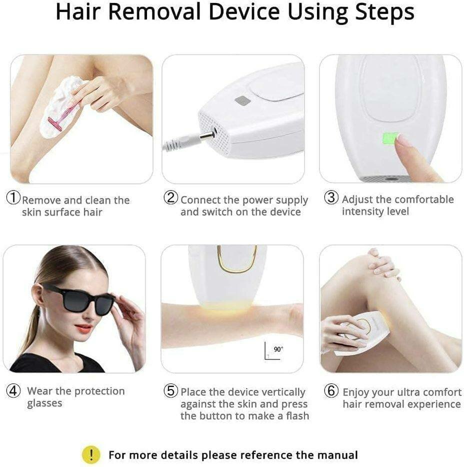 Hair Removal Device for Women and Men, IPL Laser Hair Remova