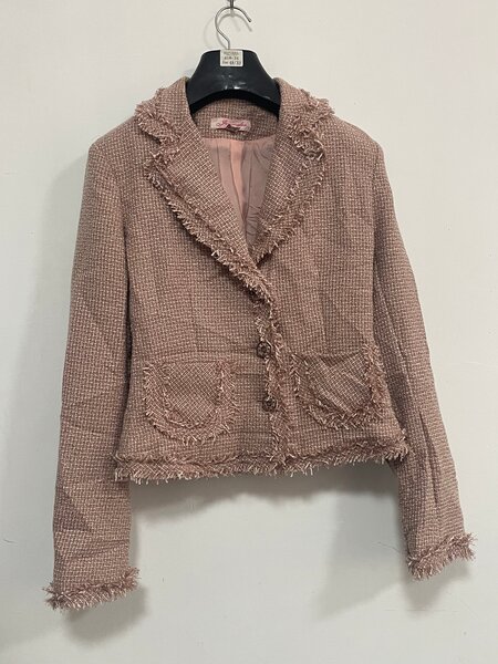 Veste en tweed glamour