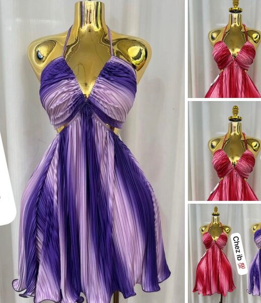 Robe élégante pliée