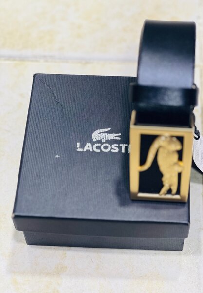 Ceinture en cuir élégante homme