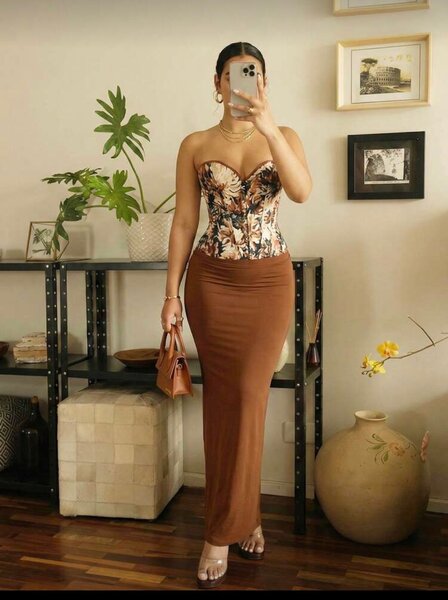 Combinaison longue marron