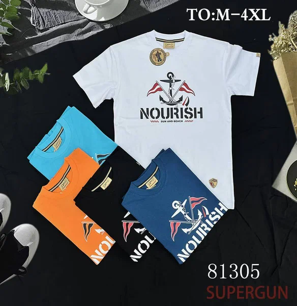 T-shirt homme ancre marine