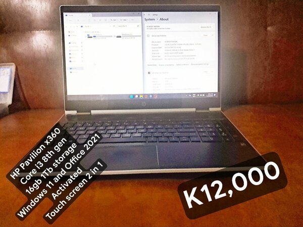 Hp Pavilion x360 convertible 2in1, Touch screen