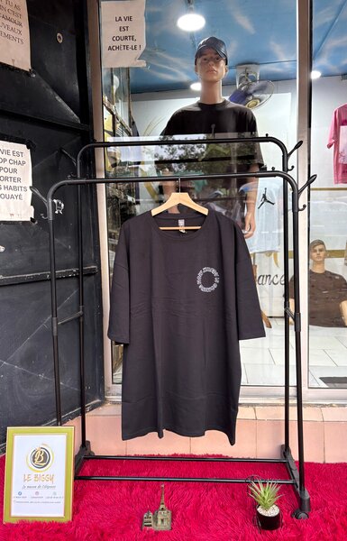 Robe longue noire élégante