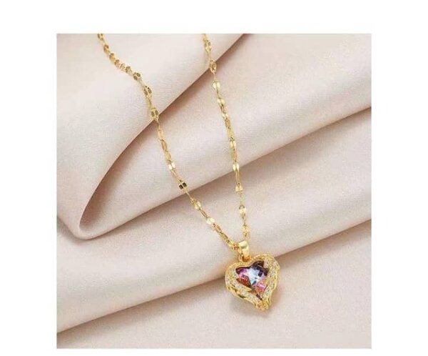 Collier cœur élégant